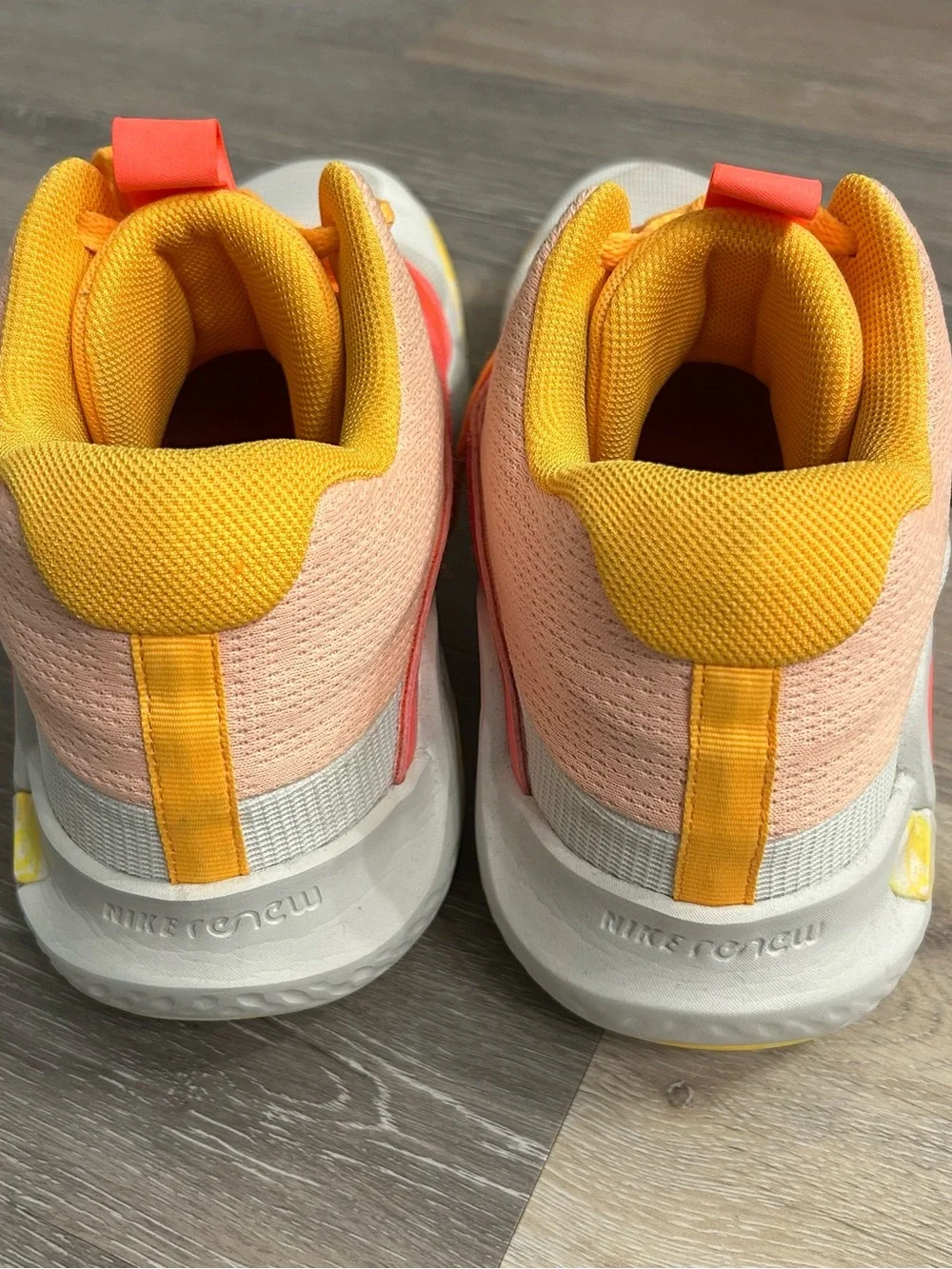 Nike KD Trey 5 X DD9538-100 White Laser Orange Hot Punch Men's Size 12